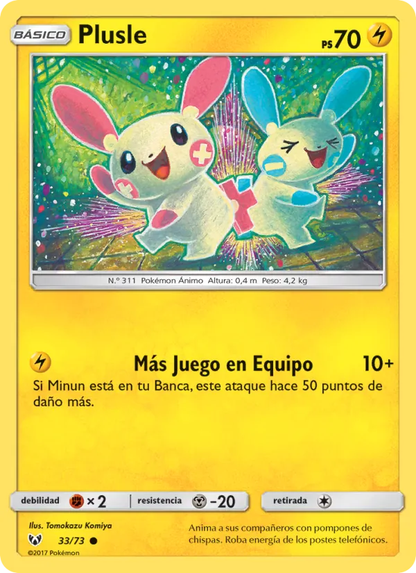 Plusle Leyendas Luminosas 33/73