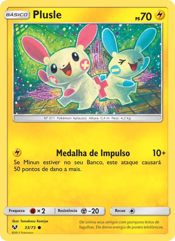 Plusle Lendas Luminescentes 33/73
