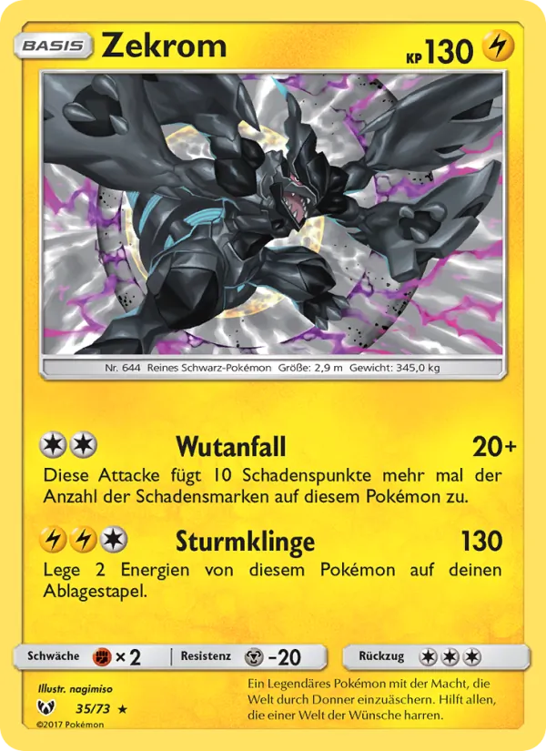 Zekrom Schimmernde Legenden 35/73