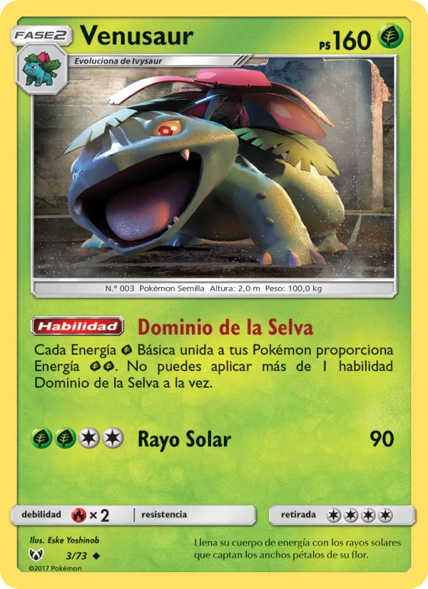 Venusaur Leyendas Luminosas 3/73
