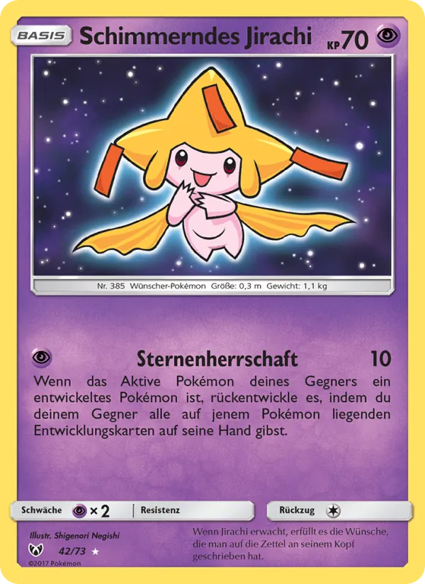 Shining Jirachi Shining Legends 42/73