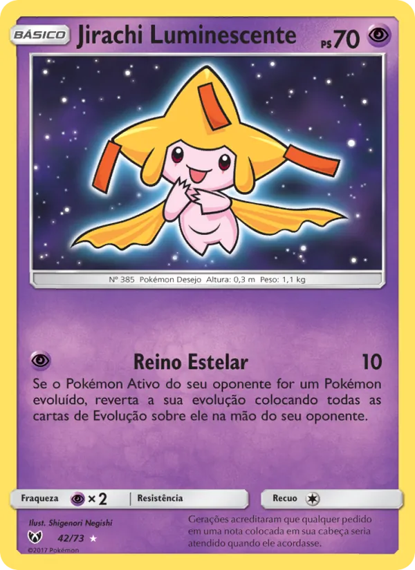 Jirachi Luminescente Lendas Luminescentes 42/73