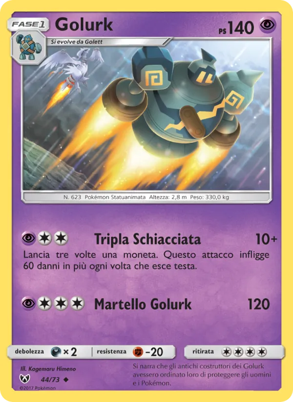 Golurk Leggende Iridescenti 44/73