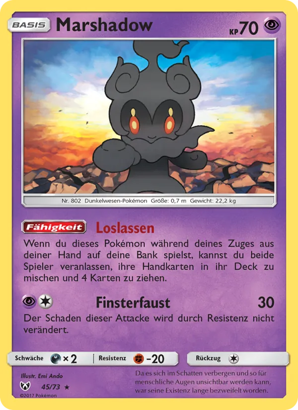 Marshadow Shining Legends 45/73
