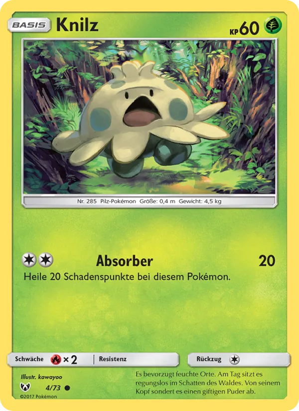 Shroomish Shining Legends 4/73