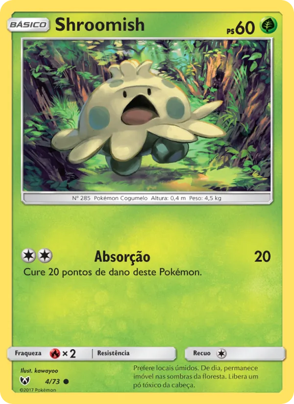 Shroomish Lendas Luminescentes 4/73