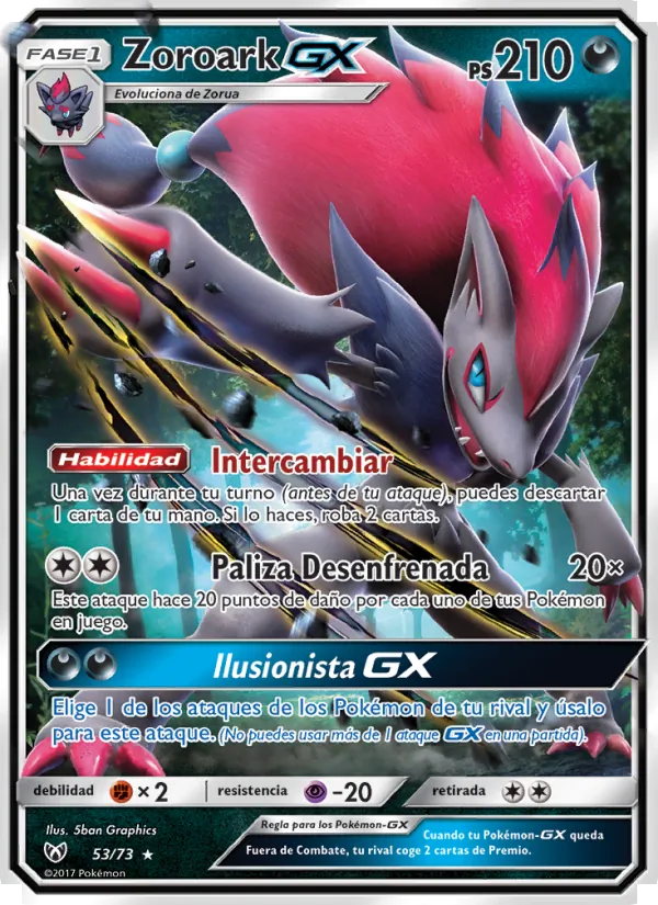 Zoroark GX Leyendas Luminosas 53/73