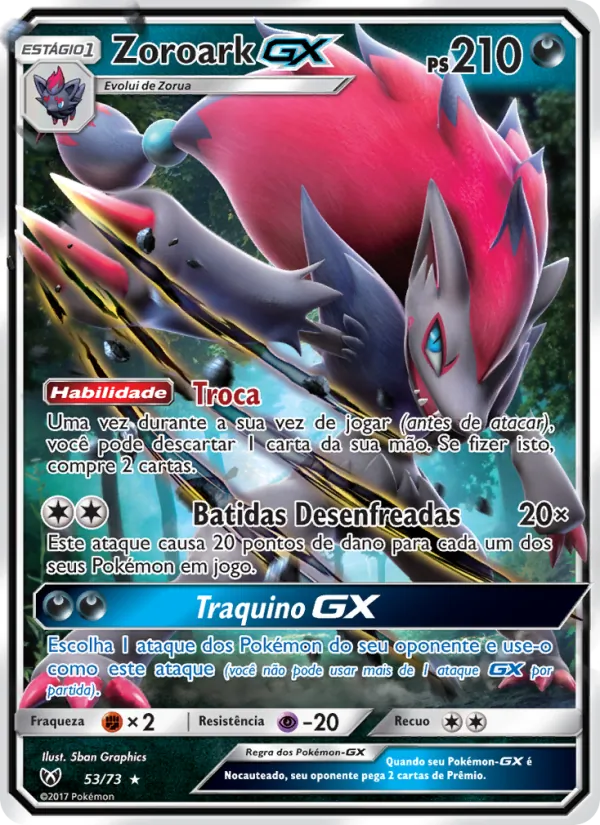 Zoroark GX Lendas Luminescentes 53/73