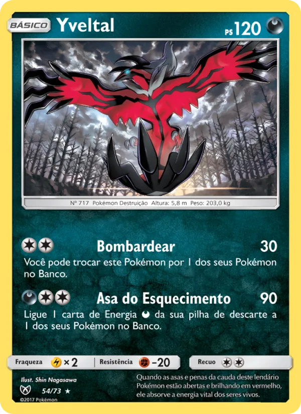 Yveltal Lendas Luminescentes 54/73