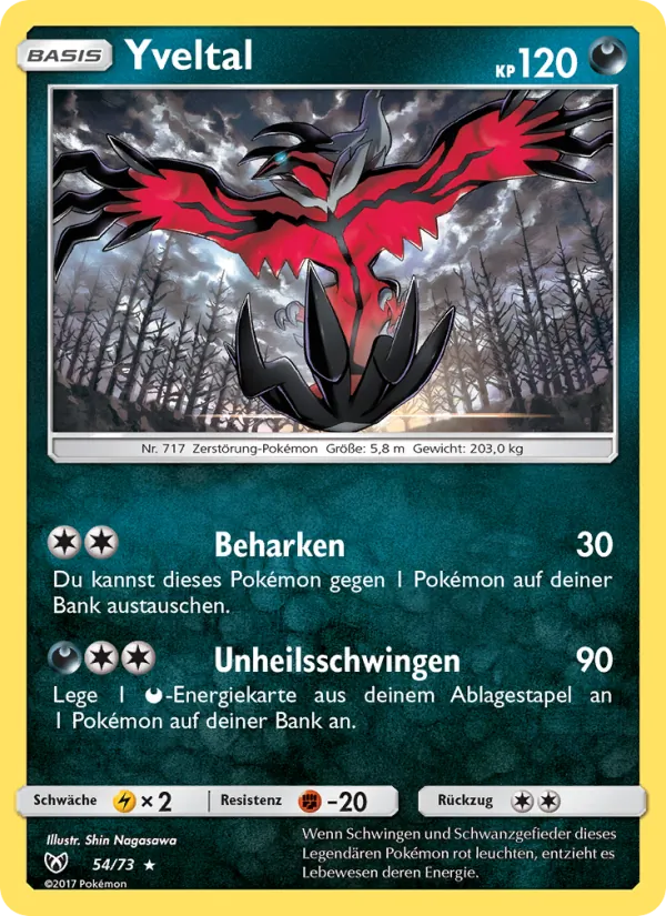 Yveltal Schimmernde Legenden 54/73