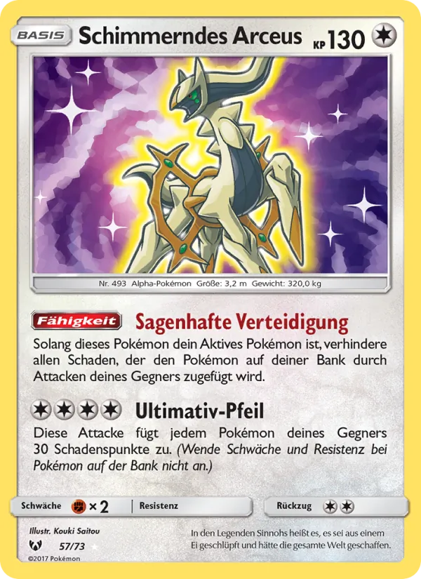Arceus Brillant Légendes Brillantes 57/73