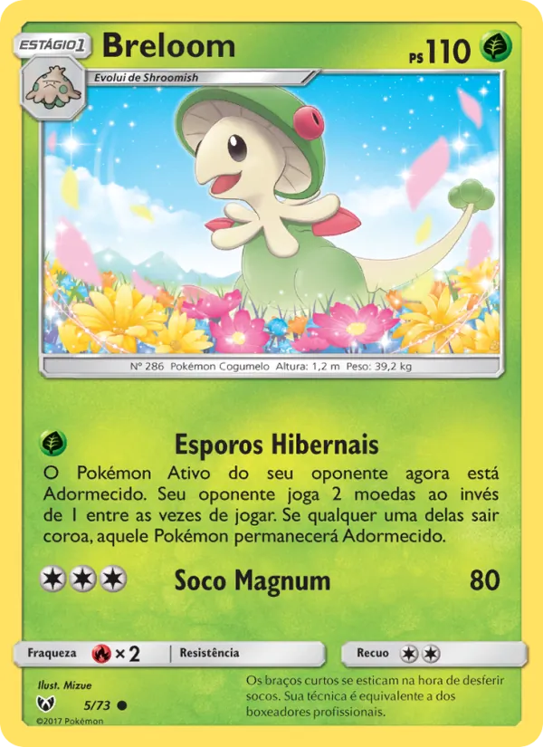 Breloom Lendas Luminescentes 5/73
