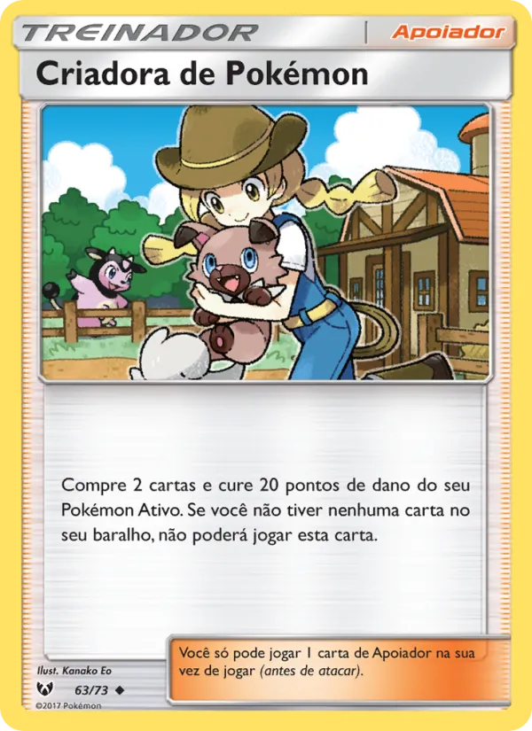 Criadora de Pokémon Lendas Luminescentes 63/73