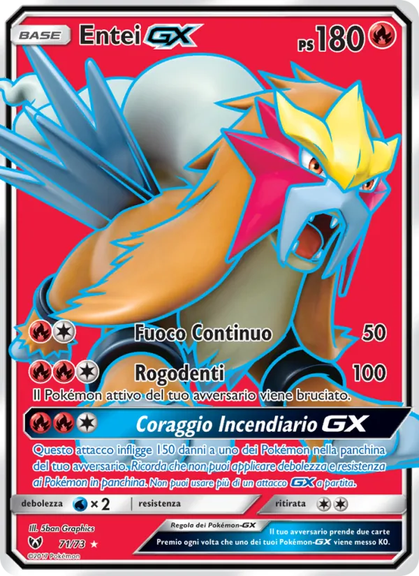 Entei GX Leggende Iridescenti 71/73