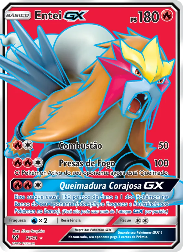 Entei GX Lendas Luminescentes 71/73