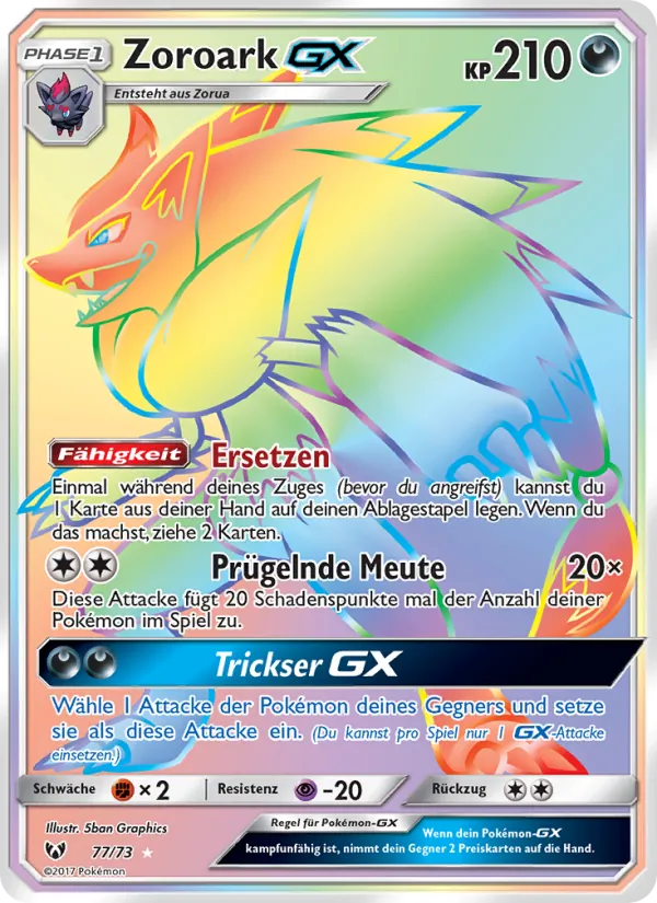 Zoroark GX Légendes Brillantes 77/73
