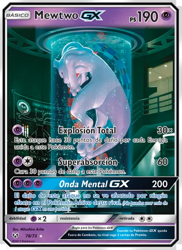 Mewtwo GX Leyendas Luminosas 78/73