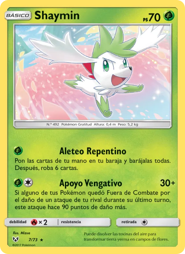 Shaymin Leyendas Luminosas 7/73