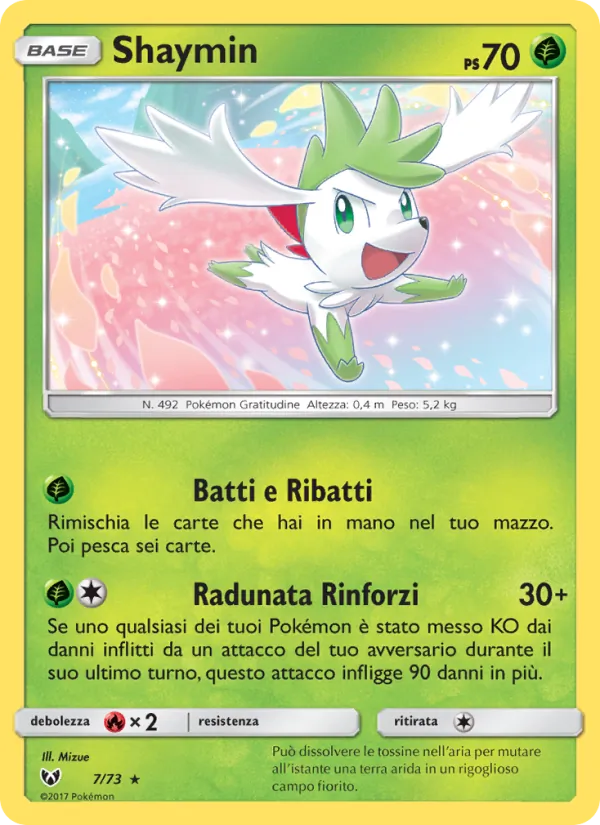 Shaymin Leggende Iridescenti 7/73