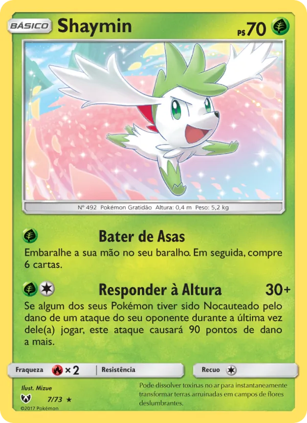 Shaymin Lendas Luminescentes 7/73