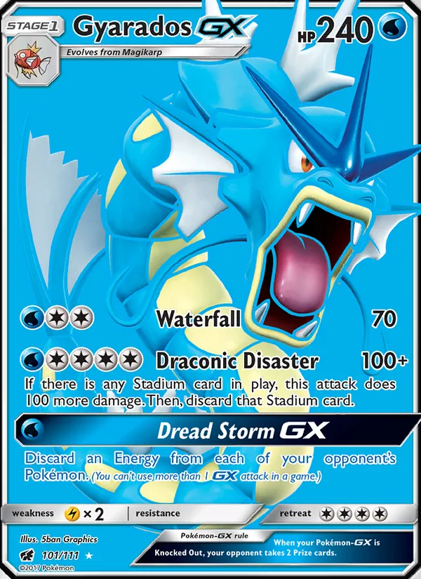Gyarados GX Crimson Invasion 101/111