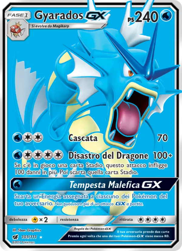 Gyarados GX Invasione Scarlatta 101/111