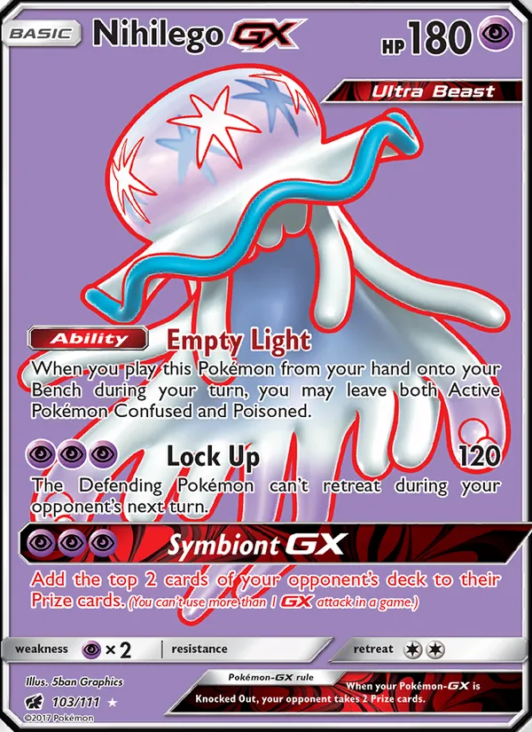 Nihilego GX Crimson Invasion 103/111