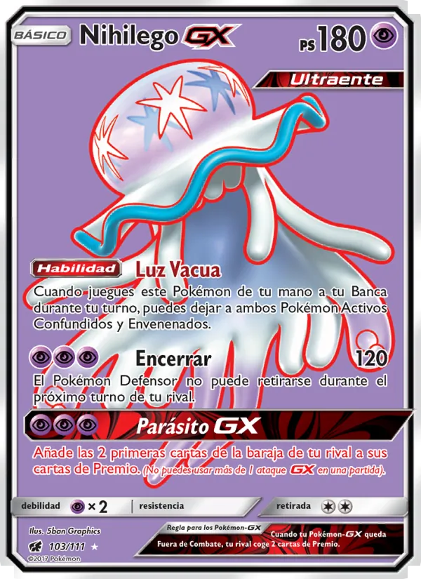 Nihilego GX Invasión Carmesí 103/111