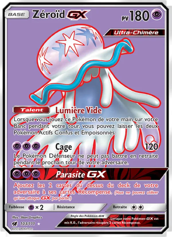 Zéroïd GX Invasion Carmin 103/111