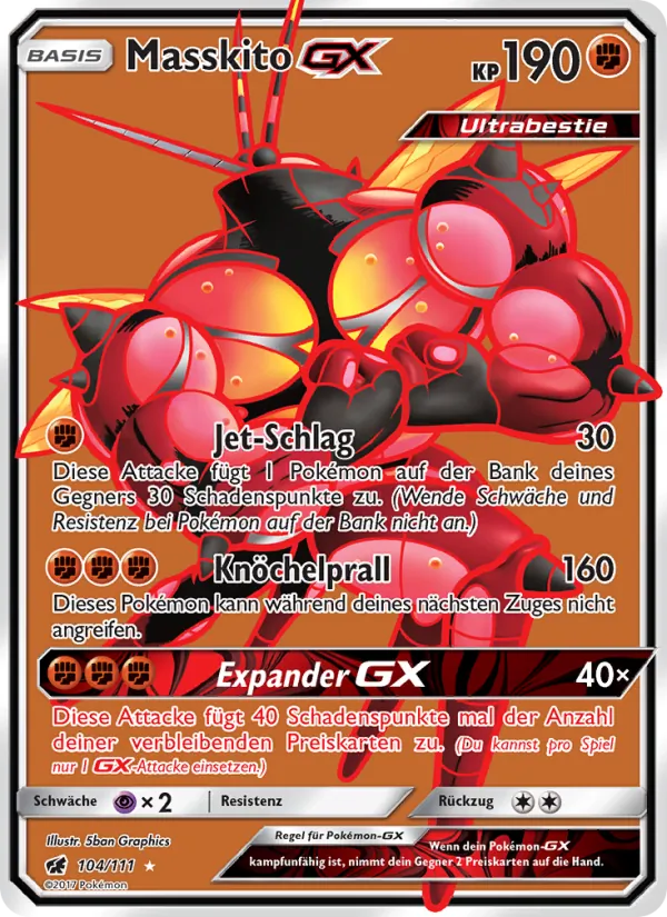 Masskito GX Aufziehen der Sturmröte 104/111