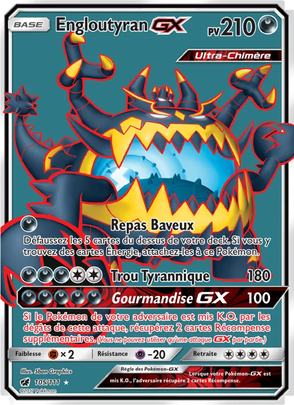 Engloutyran GX Invasion Carmin 105/111