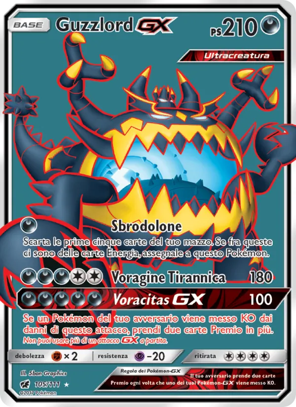 Guzzlord GX Invasione Scarlatta 105/111