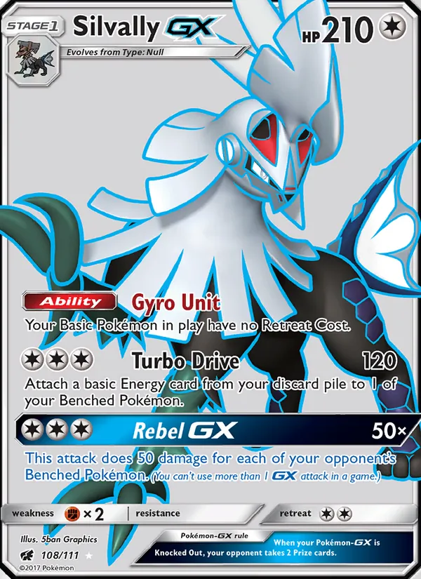 Silvally GX Crimson Invasion 108/111