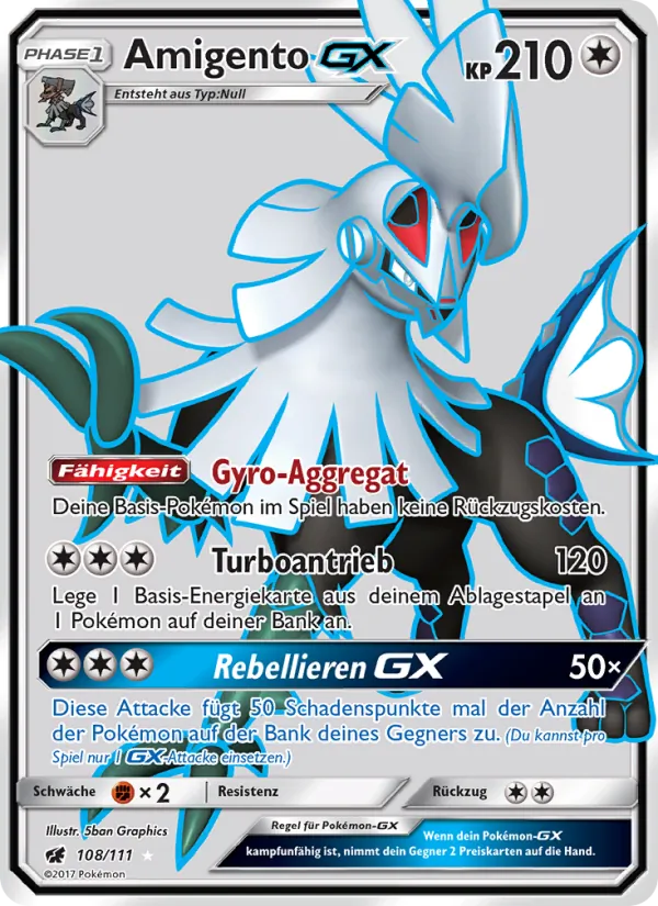Amigento GX Aufziehen der Sturmröte 108/111
