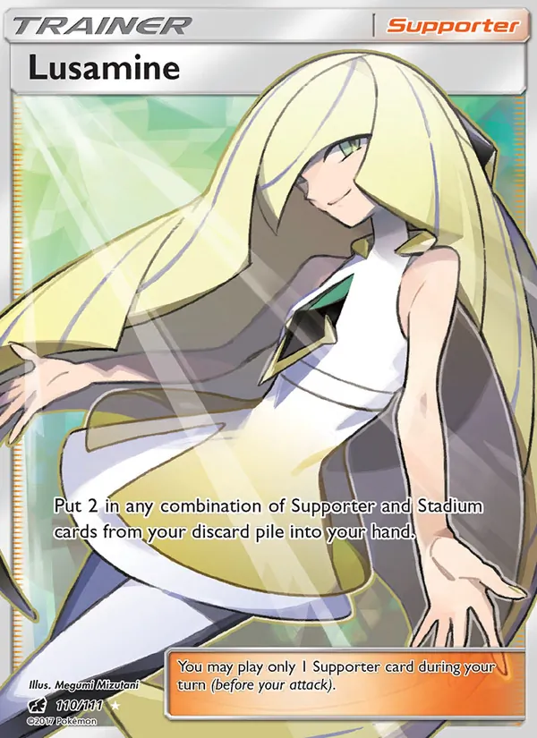 Lusamine Crimson Invasion 110/111