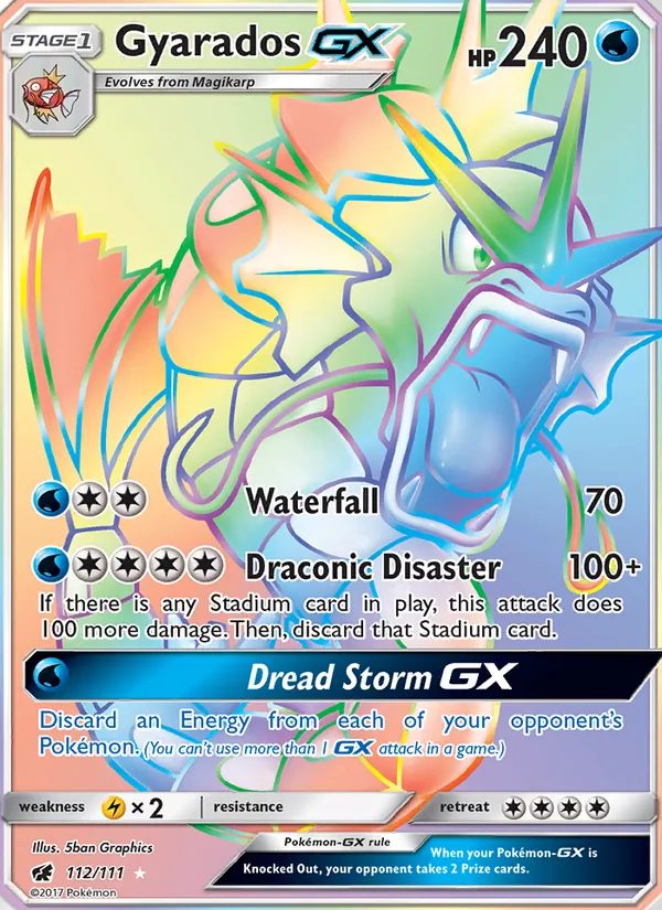 Gyarados GX Crimson Invasion 112/111