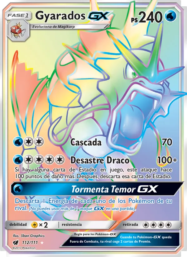 Gyarados GX Invasión Carmesí 112/111