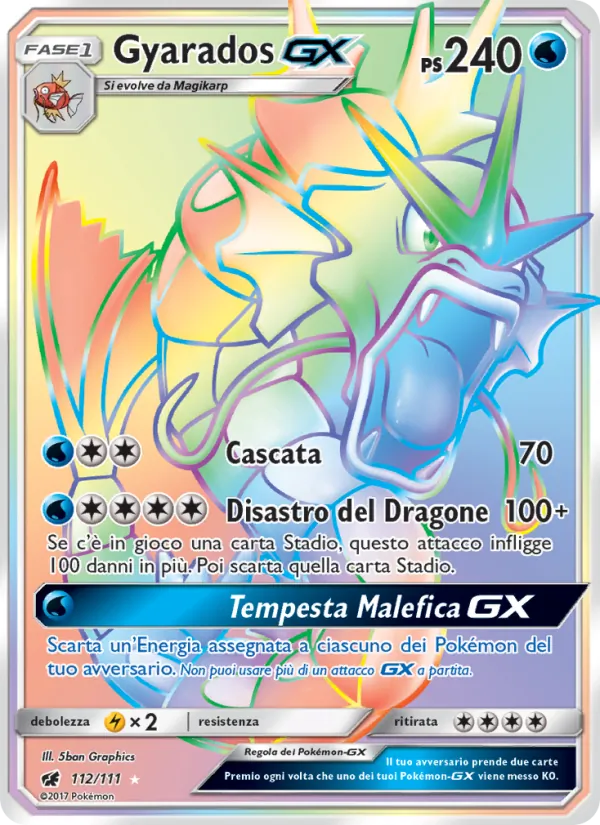 Gyarados GX Invasione Scarlatta 112/111