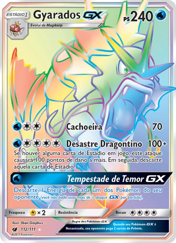 Gyarados GX Invasão Carmim 112/111