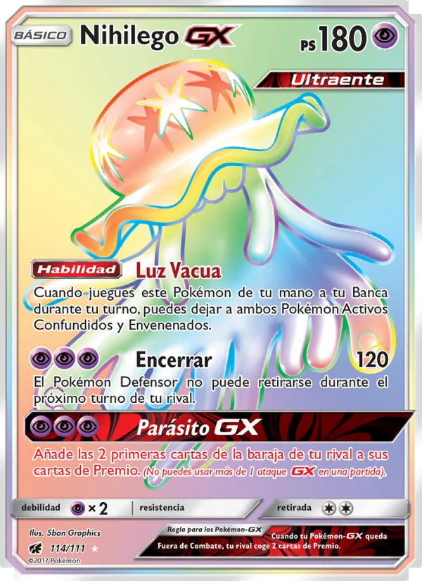 Nihilego GX Invasión Carmesí 114/111