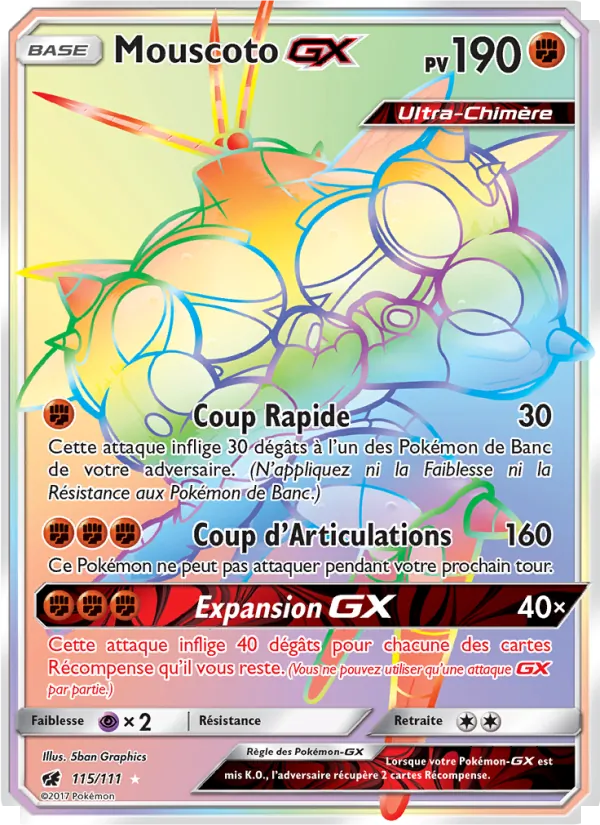 Mouscoto GX Invasion Carmin 115/111