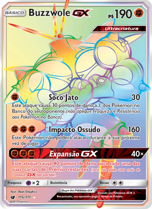 Buzzwole GX Invasão Carmim 115/111