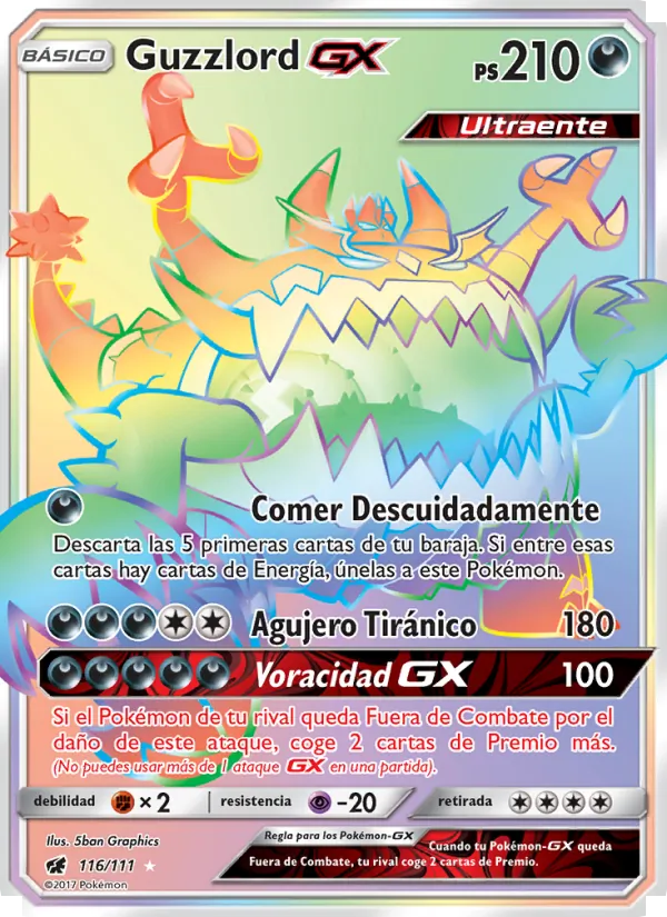 Guzzlord GX Invasión Carmesí 116/111