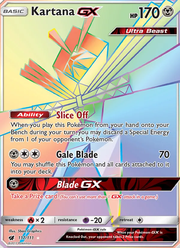 Kartana GX Crimson Invasion 117/111