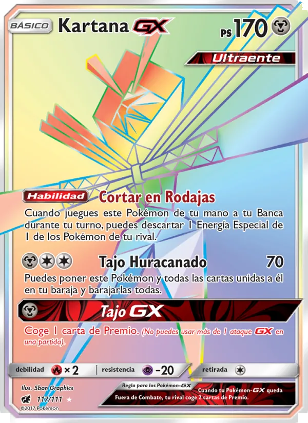 Kartana GX Invasión Carmesí 117/111