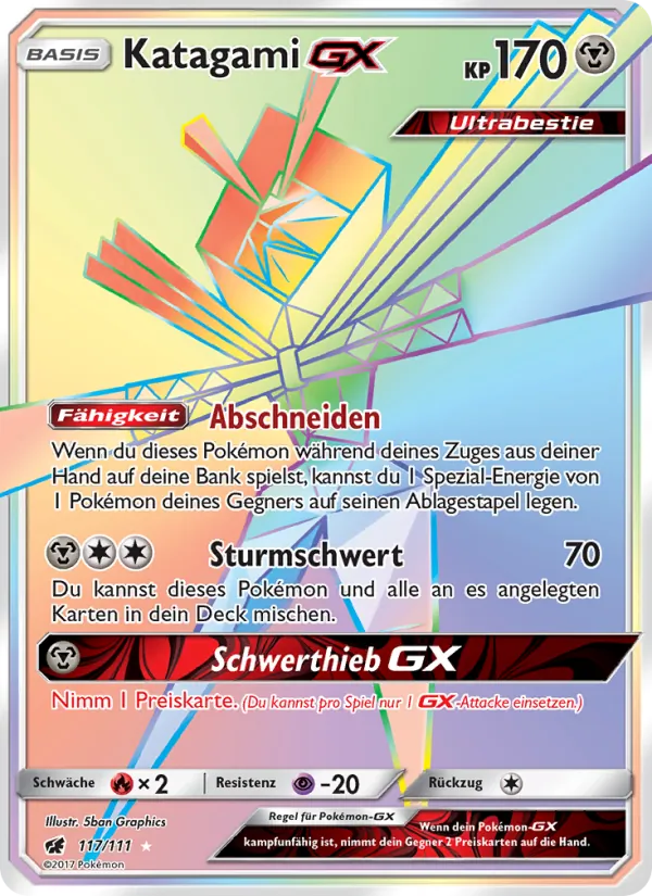 Katagami GX Aufziehen der Sturmröte 117/111