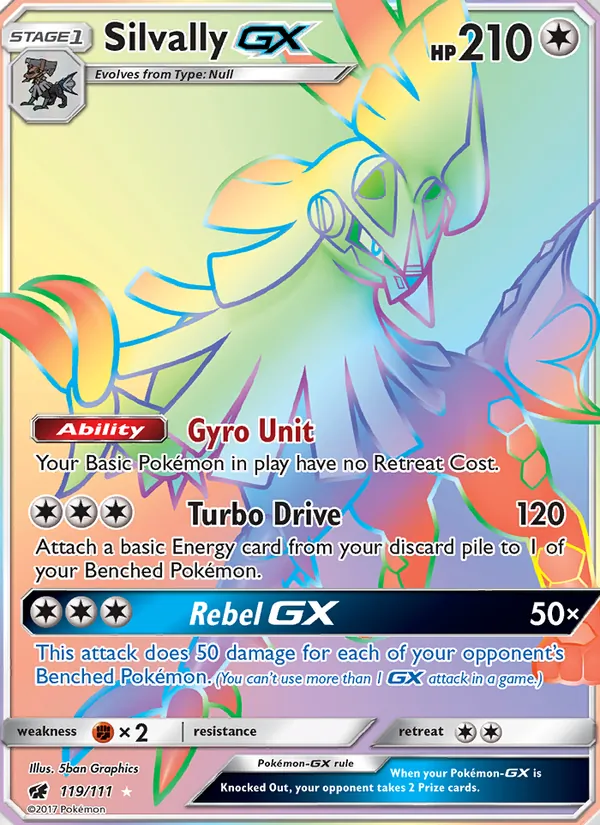 Silvally GX Crimson Invasion 119/111
