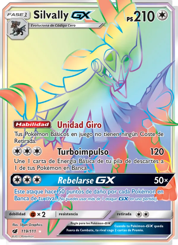 Silvally GX Invasión Carmesí 119/111