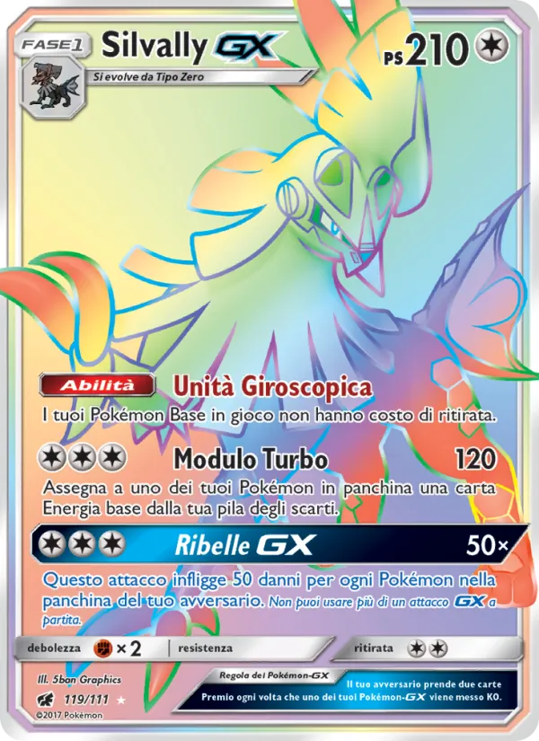 Silvally GX Invasione Scarlatta 119/111