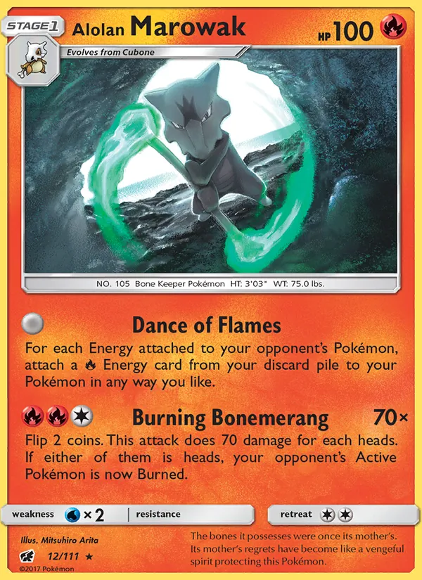 Alolan Marowak Crimson Invasion 12/111